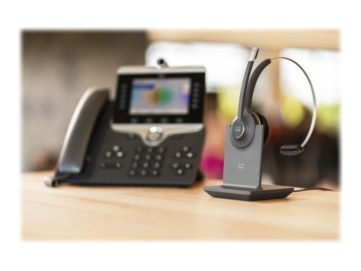 Cisco 561 DECT Wireless Single Headset, Standard USB Base