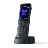 Yealink AX83H Handheld Wi-Fi IP Phone, Wi-Fi 6, Bluetooth, HD Audio, Smart Noise Cancellation, QuickCharge, Vibration, 3.5mm Headset Jack, Belt Clip