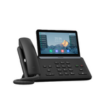 Yealink SIP-T87W IP Phone, 7" Touchscreen, 16 SIP Accounts, HD Voice, Bluetooth 5.0, Wi-Fi 6, Dual USB, PoE, Linux 6.1, Wall Mountable